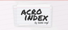 Acro Index by Blake Vogt